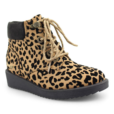 Sahara Leopard/Grassland Boots (BLOWFISH KIDS)