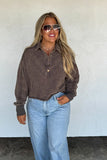 PREORDER: Marley Snap Button Sweatshirt