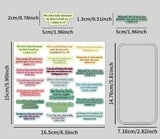 BIBLE VERSE STICKERS 100PCS/SET