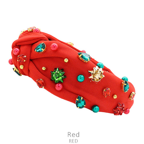 Christmas Theme Knotted Headband