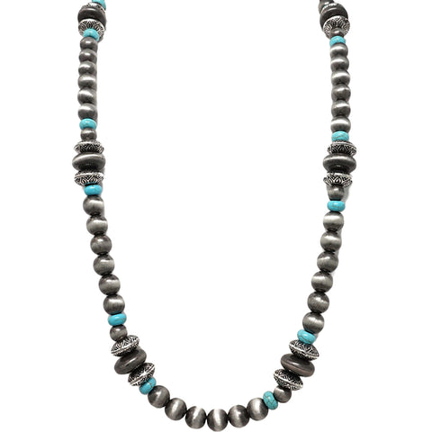Navajo Pearl Bead, Turquoise