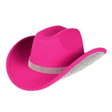 C.C Vegan Cowboy w/Rhinestone Trim Hat