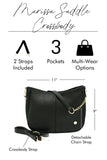 Marissa Saddle Crossbody