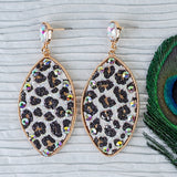 Glitter Rhinestone Earrings