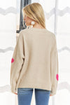 LOVELY HEART SWEATER TOP