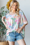 SPRING COLORFUL BOWS IN AN OVERSIZED TOP