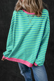 Stripe Oversized Sweatshirt