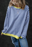 Stripe Oversized Sweatshirt