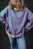 Stripe Oversized Sweatshirt