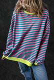 Stripe Oversized Sweatshirt