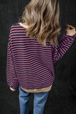 Stripe Oversized Sweatshirt