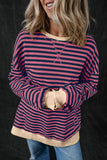 Stripe Oversized Sweatshirt