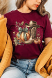 Howdy Pumpkin Western Fall Graphic Tee