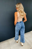 PREORDER: Charlie Cinch Hem Wide Leg Jeans