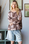 Winter Checkered Long Sleeve Sweatshirt