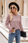 Mandy Round Neck Puff Sleeve Blouse