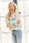 HEART SHAPE LONG SLEEVES SWEATER