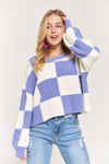 COMFY COLORBLOCK SWEATER TOP