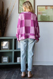 Winter Checkered Long Sleeve Sweatshirt