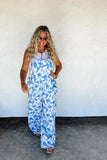 PREORDER: Cassidy Floral Boho Overalls