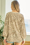 Curvy Leopard French Terry Sweatshirt