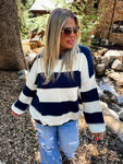 Kadie Stripe Knit Sweater in Four Colors