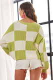 COMFY COLORBLOCK SWEATER TOP