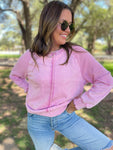 PREORDER: Best Selling Elliott Exposed Seam Sweatshirt in Five Colors