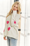 LOVELY HEART SWEATER TOP