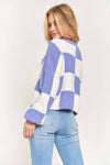 COMFY COLORBLOCK SWEATER TOP