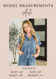 Softly Spoken Textured V-Neck Dress in Hot Pink