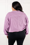 Beyond the Basics Pullover in Violet