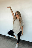 PREORDER: Joey Washed Cotton Boyfriend Tee Fall Colors