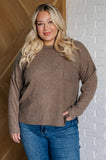 Casual Tuesday Ribbed Knit Sweater in Mocha