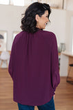 Closing Time Mock Neck Blouse