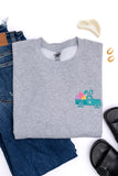 Embroidered Easter Truck Sweatshirt