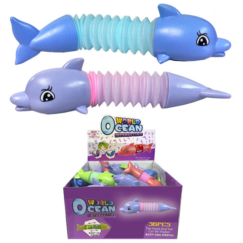 7" LIGHT UP POP TUBE DOLPHIN