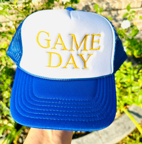 Game Day Embroidered Trucker Hat