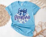 Blue Floral- Grandma