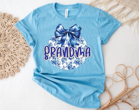 Blue Floral- Grandma