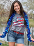 Callie Ann Stelter American Flag Tee