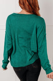 In Stitches Drop Shoulder Sweater