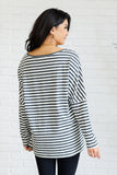 Striped Oversized Top