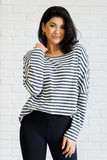 Striped Oversized Top