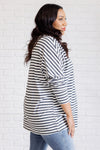 Striped Oversized Top