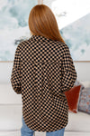 Safe Secrets Checkered Shacket