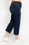 Judy Blue HW Cropped Wide Leg Jeans