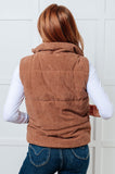 Set Me Up Corduroy Puffer Vest