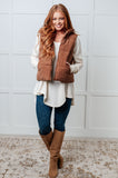 Set Me Up Corduroy Puffer Vest