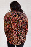 So Fierce Animal Print Blouse